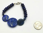 Bold Lapis unisex bracelet, SW style, luxe!