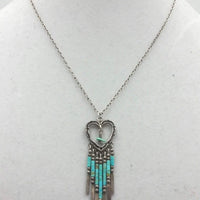 Past Work - Looking for a vegan gift for your favorite Valentine? This one-of-a-kind necklace might just be that perfect gift for the person that wants. 18" length. SOLD.