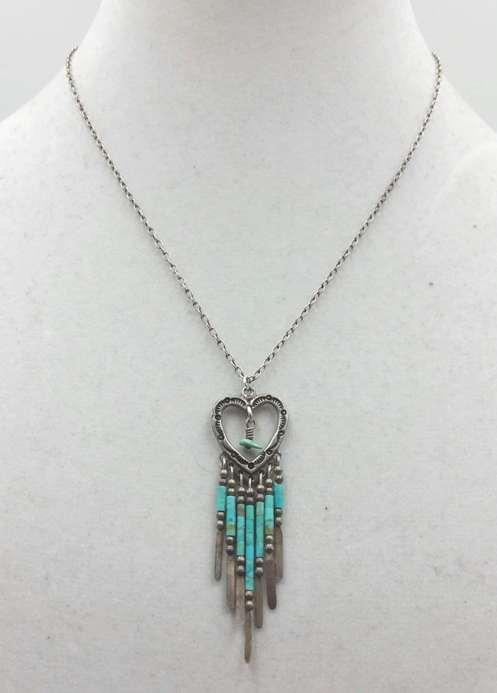 Past Work - Looking for a vegan gift for your favorite Valentine? This one-of-a-kind necklace might just be that perfect gift for the person that wants. 18" length. SOLD.