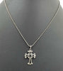 Past Work. Vintage Maltese silver enamel cross pendant. Sold.