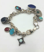 Charming Native American Charm Bracelet makes a fun gift.