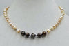 Past Work. Adjustable choker made of cultured pearls. Sterling Silver clasp. 13.5 - 17.25" length. Sold.