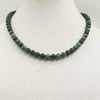 Spinach nephrite jade, tree & Indian agate necklace with sterling accents. Silvertone clasp. Vegan.