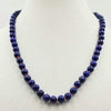 Vintage lapis necklace with Chinese silver clasp.