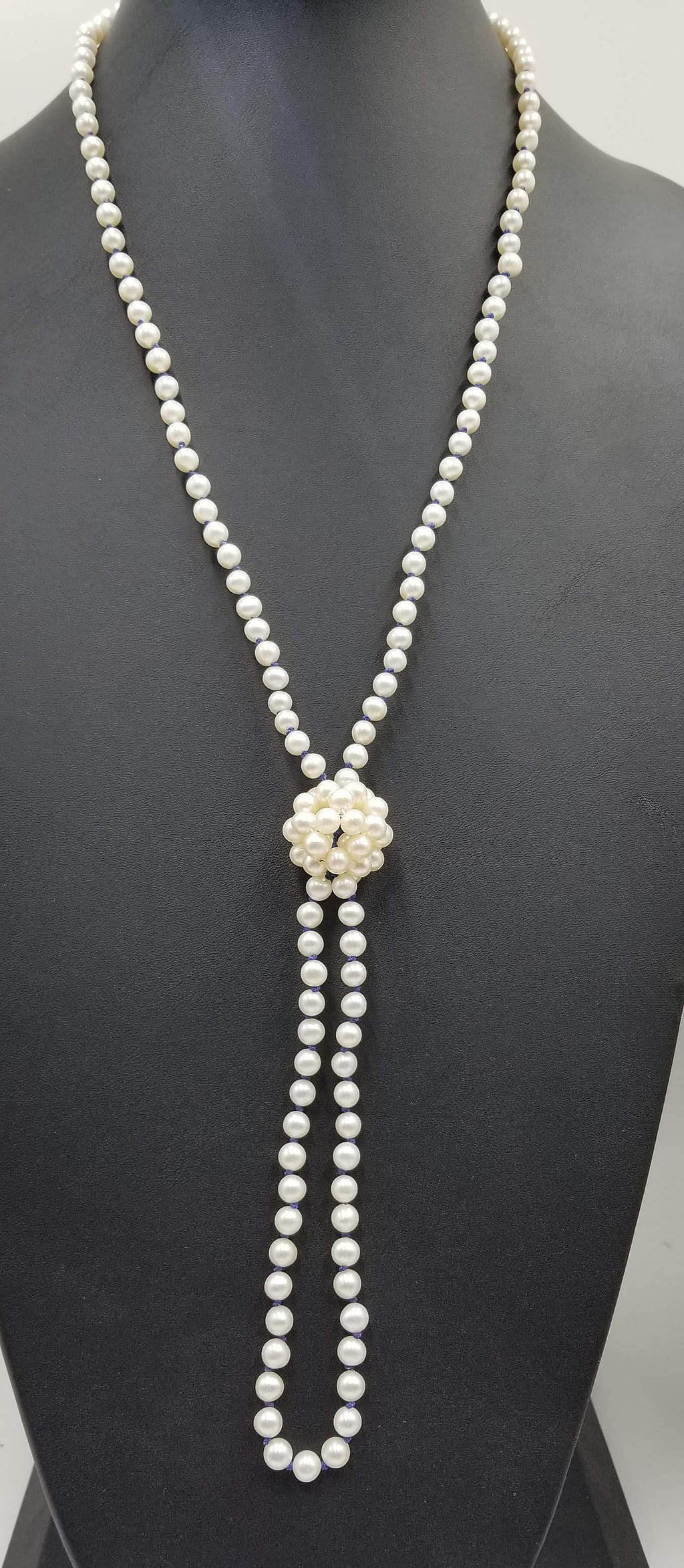 Pearl Cross Drop Lariat 18k Gold Plated Necklace Set – Ettika