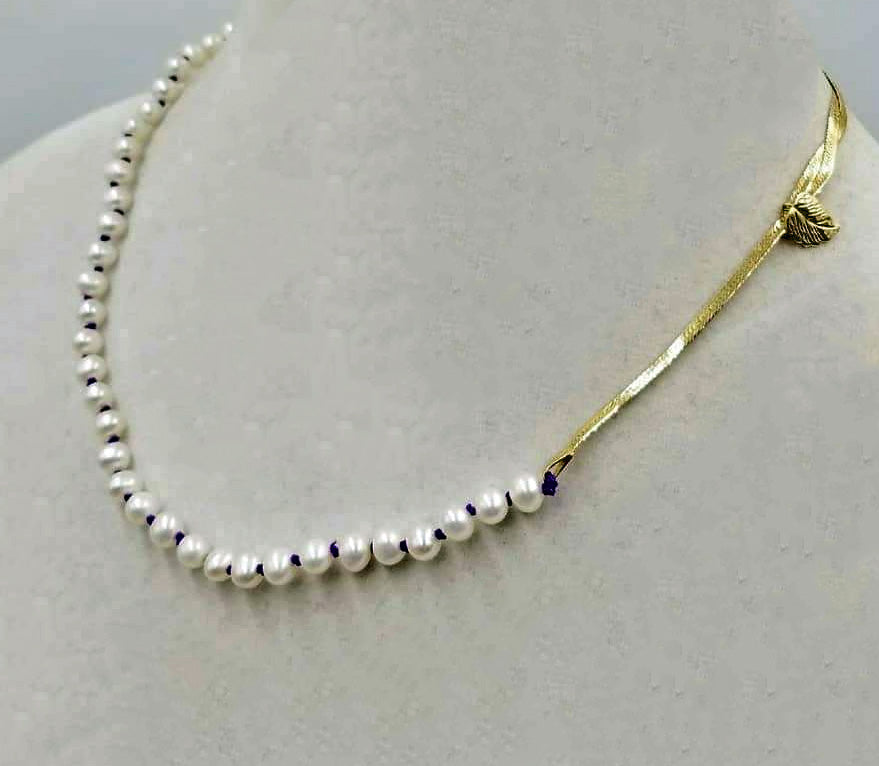 Taking previously-used, yet fine, pearls and gold, redesigning with his artistic touch, Eric has once again shown that simplicity can be elegant.